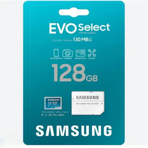 [ST-000Y] Samsung Evo 128GB Micro SD Card with SD Adapter