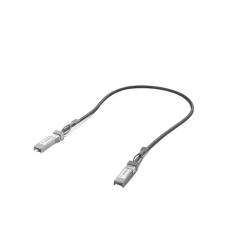 Ubiquiti UACC-DAC-SFP10-0.5M 10G Direct Attach Cable SFP+ 10 Gbps Data Rate PVC Jacket 0.5m
